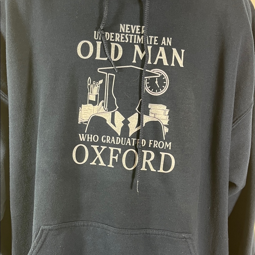 Oxford Hoodie w Logo Men Gildan Heavy Blend Size XL
Navy Pockets - Picture 2 of 10